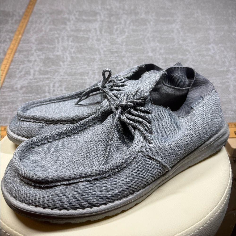 Hey dude Mens Wayne Lace Up Loafer Casual Knit Shoe Mens Size 13
